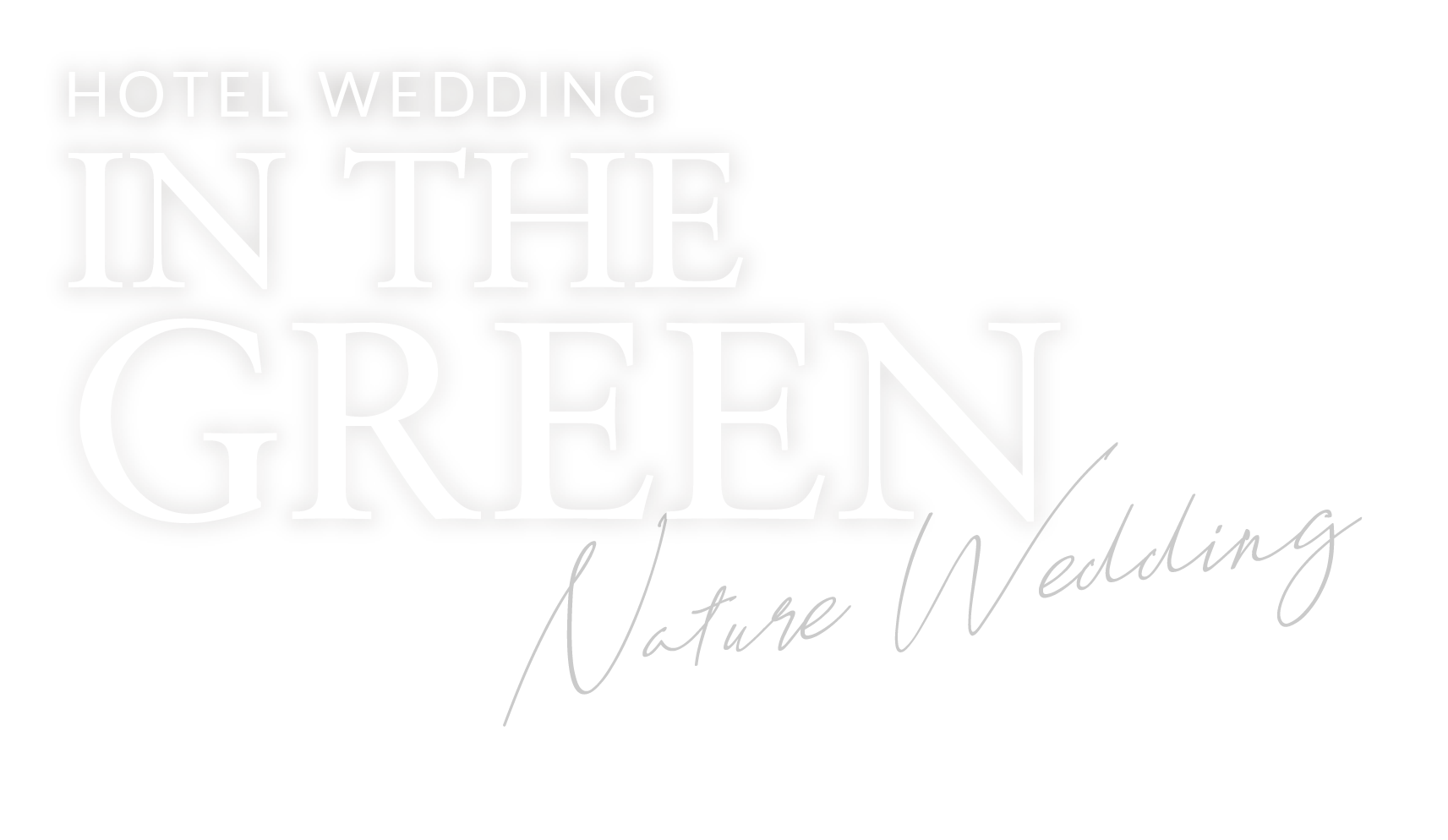HOTEL WEDDING IN THE GREEN Nature Wedding